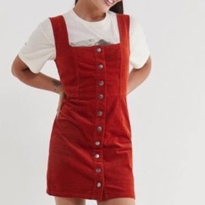 Urban Outfitters Corduroy Square Neck Dress